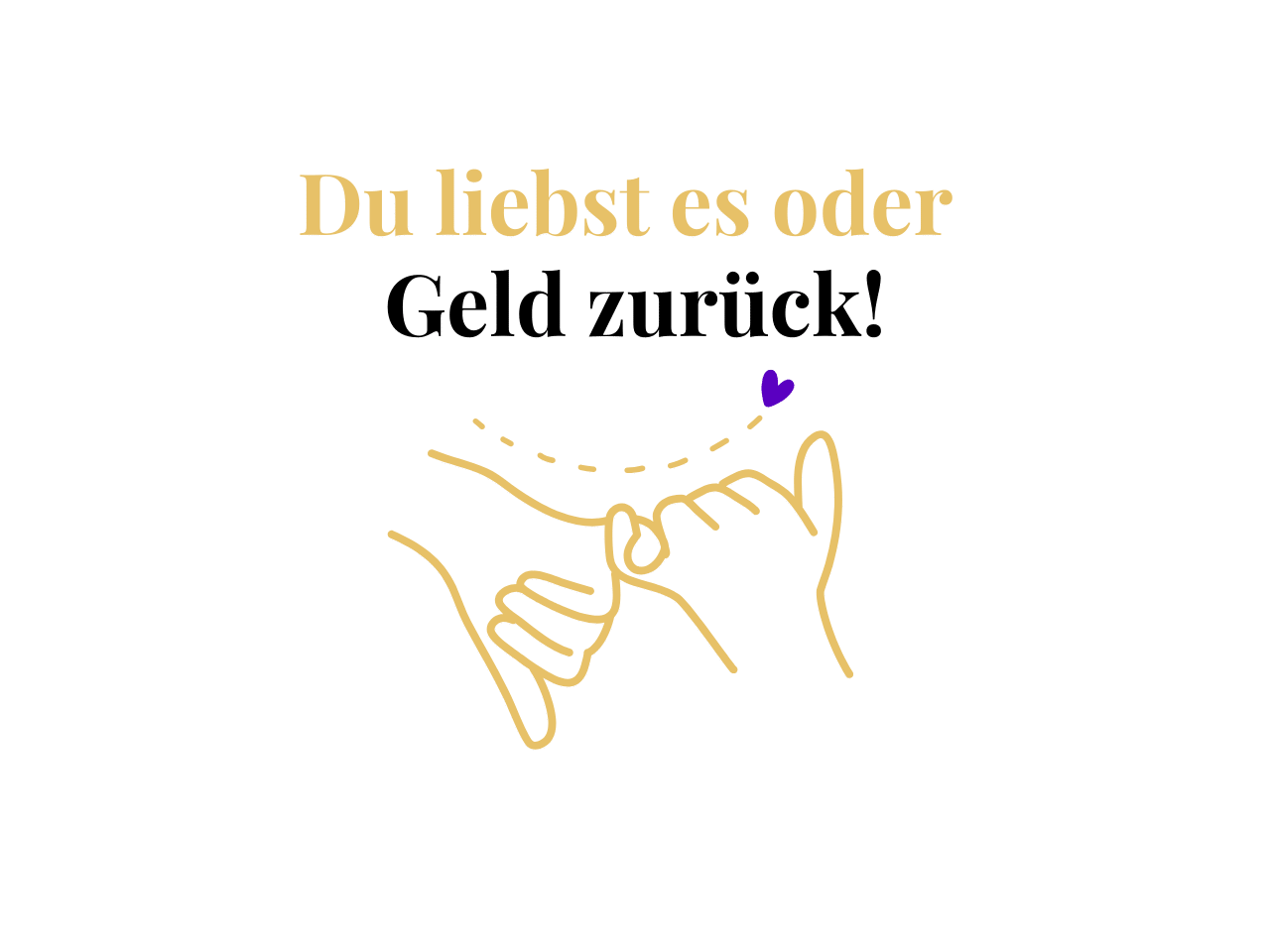 30 Tage Geld-zurück-Garantie