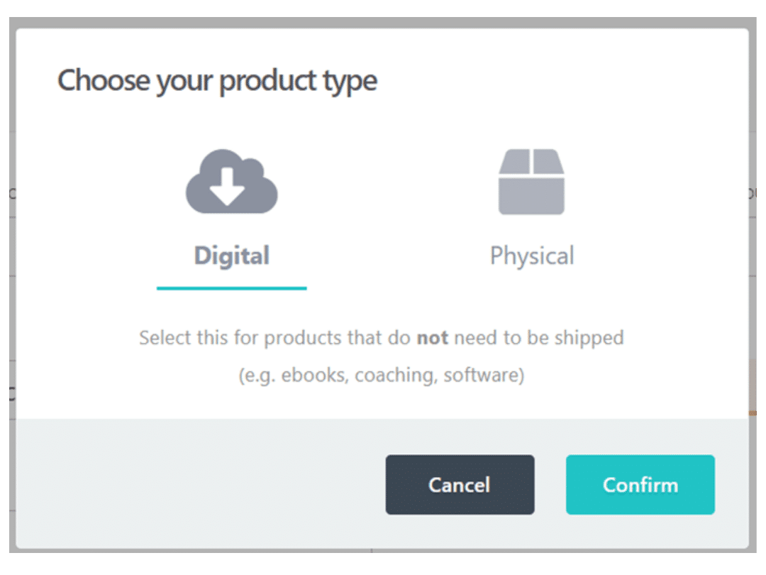 Thrivecart: Digitales Produkt anlegen