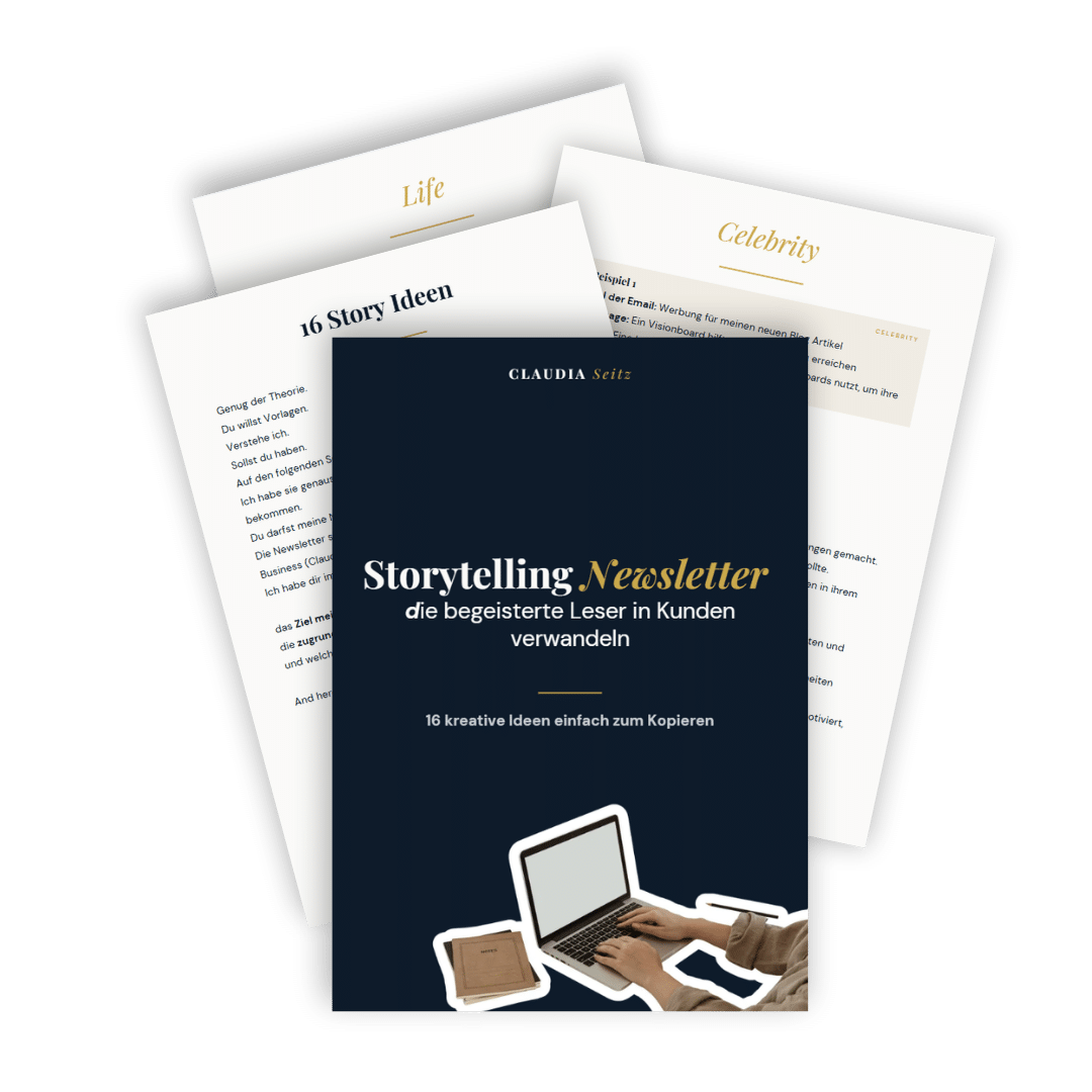 Storytelling Newsletter — 16 kreative Ideen einfach zum Kopieren